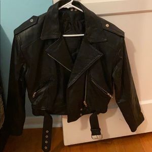 Vintage Limited Express 100% leather jacket EUC
